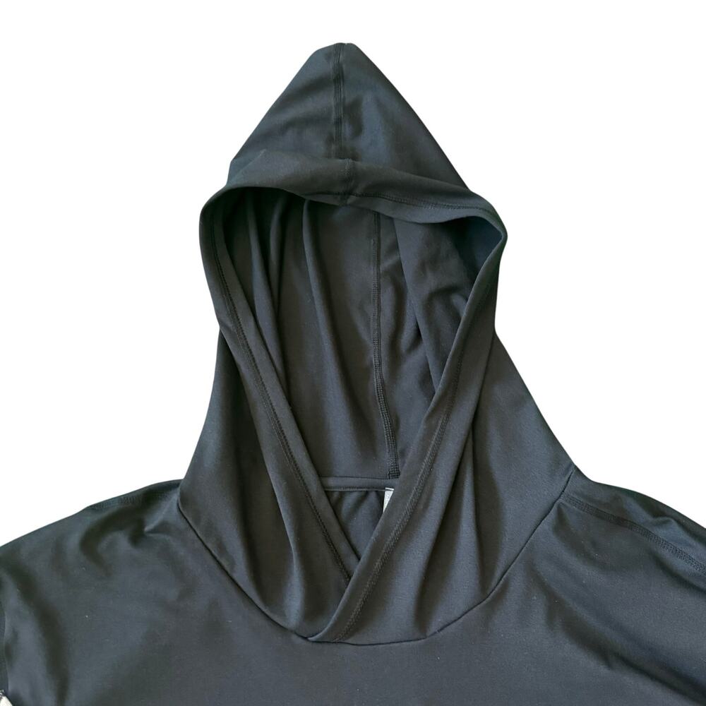 Free People Movement Black Long Sleeve Hooded Athletic Top size medium - Picture 5 of 7